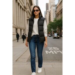 Maurices Straight Leg Jeans Large Lightly Distressed Comfy Capsule Wardrobe